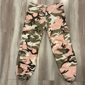 Rothco Camo Paratrooper Fatigue Cargo Army Pants Size S